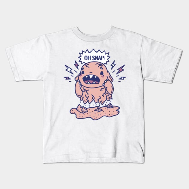 Oh snap brittle monster Kids T-Shirt by SPIRIMAL